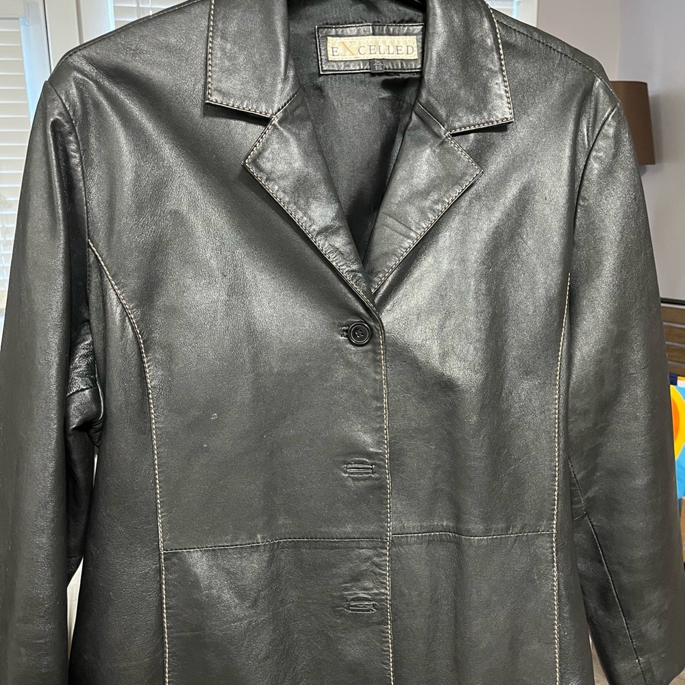 Women's Black Leather Jacket!